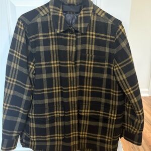 Plaid Women’s Jacket in Black and Tan